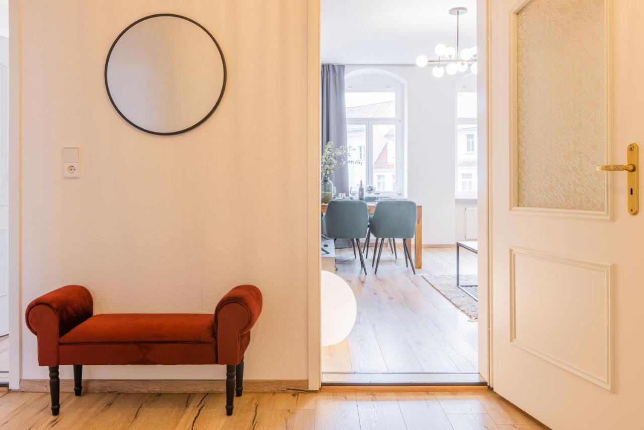 Fynbos Apartments Theaterblick, Historisch & Stilvoll, Parkplatz ไมเซน ภายนอก รูปภาพ