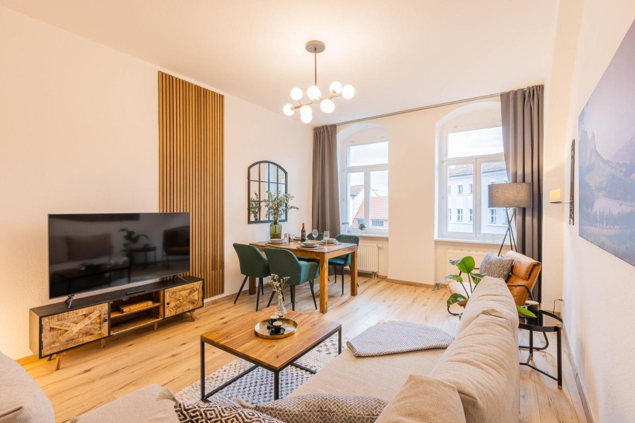 Fynbos Apartments Theaterblick, Historisch & Stilvoll, Parkplatz ไมเซน ภายนอก รูปภาพ