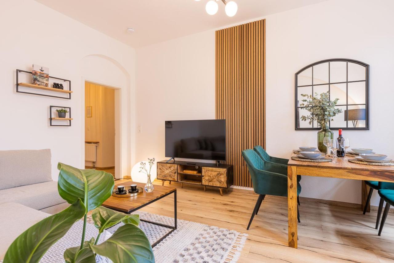 Fynbos Apartments Theaterblick, Historisch & Stilvoll, Parkplatz ไมเซน ภายนอก รูปภาพ