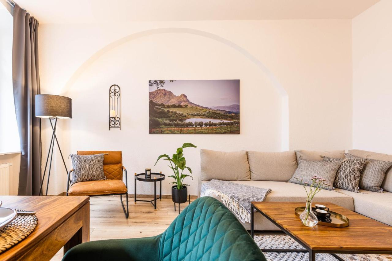 Fynbos Apartments Theaterblick, Historisch & Stilvoll, Parkplatz ไมเซน ภายนอก รูปภาพ